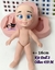 Molde de Silicone - Kit Boneca Doll 02 Corpo Inteiro 16cm + Olhos Resinados 410M - comprar online