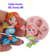 Molde de Silicone - Aplique Laço Boneca Little Sereia Sereinha Mini Doll - loja online