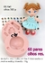 Molde de Silicone - Kit Boneca Kell 10cm + Olhos Resinados 382P - comprar online
