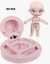 Molde de Silicone - Kit Boneca Kell 10cm + Olhos Resinados 382P - Biscuit da Lu
