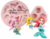 Molde de Silicone - Mini Sereias com 03 rostos e 03 corpos e acessórios 5,5cm 7cm e 8cm