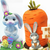 Molde de Silicone - Coelho Risonho P/ Montar -6cm - Páscoa, Pet, Biscuit , Animal - Biscuit da Lu