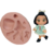 Molde de Silicone - Aplique Laço Mini Boneca Nathy - Biscuit da Lu