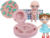 Molde de Silicone - Kit Boneca Kell 10cm + Olhos Resinados 382P + Laços