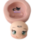 Molde de Silicone Rosto Cabeça Boneca Doll Nina 4cm - comprar online