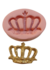 Molde de Silicone - Coroa Pequena Vazada 5,5cm (BL3082)