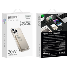 HPremium Power Bank Magsafe Slim 5000mAh - comprar online