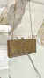 Clutch Pedraria Quadrada Bolsa De Festa Dourada - loja online