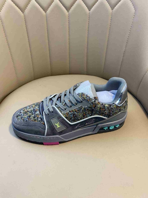 Louis Vuitton Trainer Grey Multicolor