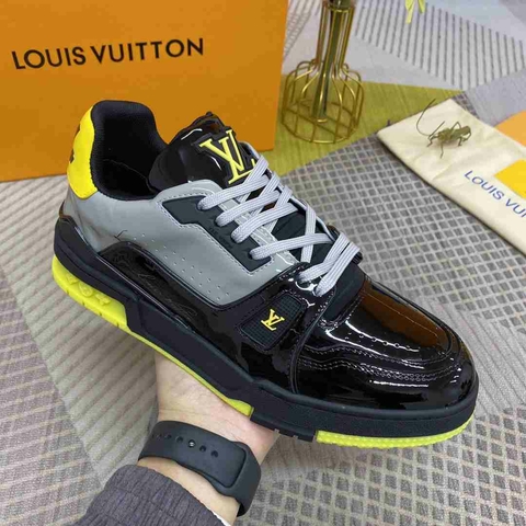 Louis Vuitton Trainer Black Yellow