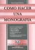 Cómo hacer una monografia