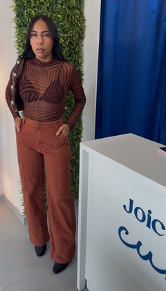Wide leg marrom