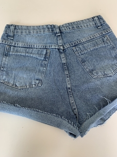 Short azul acinzentado - Joice Custom
