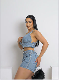 Conjunto Strass Jeans