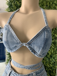Top jeans biquíni