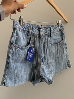 Short correntes strass
