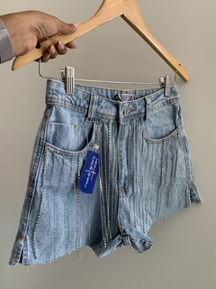 Short correntes strass - Joice Custom