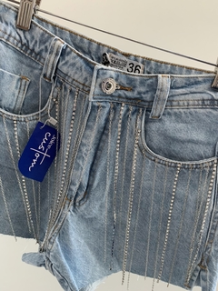 Short correntes strass na internet