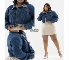 Jaqueta bordada plus size na internet
