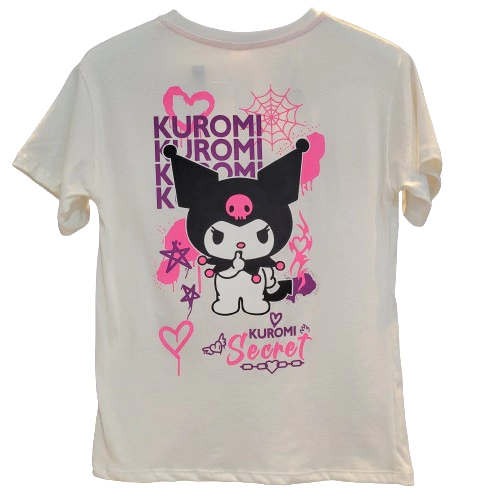 Remera Remeron Kuromi Algodón Premium T 8 Al 16