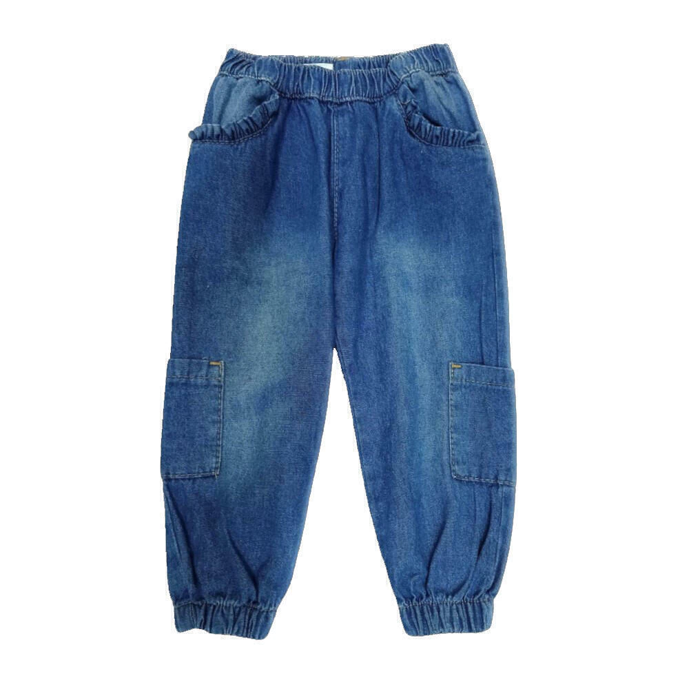 Pantalón De Jean Babucha Cargo Gepetto T 12 A 48 Meses