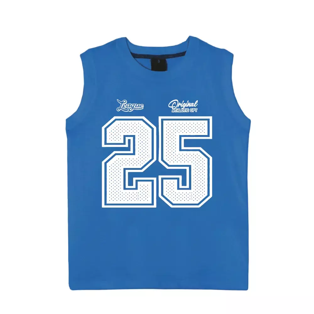 Musculosa Nene Varon Estampada Con Numero 25 Gepetto
