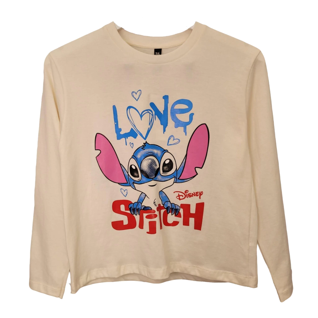 Remera Nena Niña Stitch T 6 Al 16