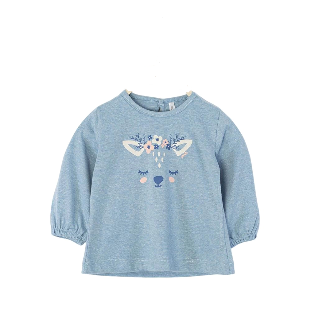 Remera Beba Nena Jaspeada Bambi Gepetto T 12 A 48 Meses