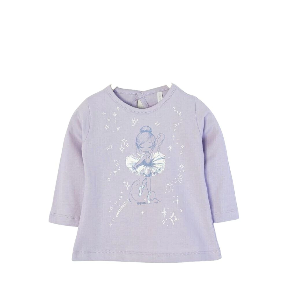 Remera Beba Nena Estampa Bailarina Gepetto T 12 A 48 M