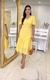 Vestido Antonela. Cor Amarelo