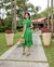 Vestido Clara . Cor Verde na internet