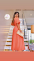 Vestido Raysa Longo . Laranja - comprar online