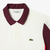 Polo Lacoste Colorblock - Branca
