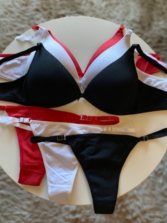 Conjunto triángulo soft algodón - comprar online