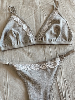 Conjunto algodón puntilla en internet