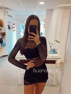 Vestido importado strass