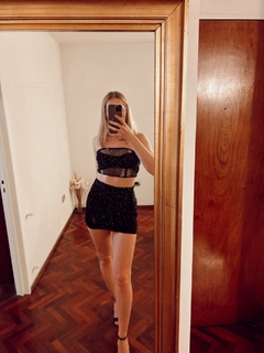Conjunto strapless importado