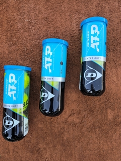 Tubo Pelotas Tenis Profesional Dunlop Atp Extra Duty X 3unidades - comprar online