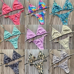 Bikini triángulo estampada - BuonaModa