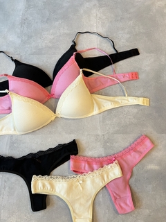 Conjunto tasa soft algodón