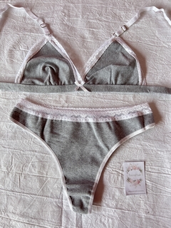 Conjunto algodón puntilla - comprar online