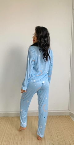 Imagem do PIJAMA AZUL ESTRELADO