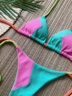 BIQUÍNI EMMY ROSA / VERDE ÁGUA - Rosa Chic Beachwear