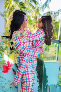 Pijama Xadrez Adulto - comprar online