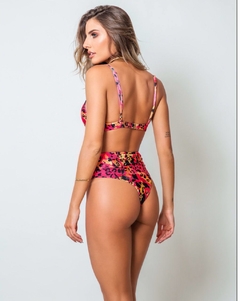 BIQUÍNI HOT PANT KHLOE ONÇA PINK - comprar online