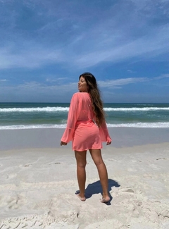 Saída de Praia Curta Beach Sun Rosa Neon na internet
