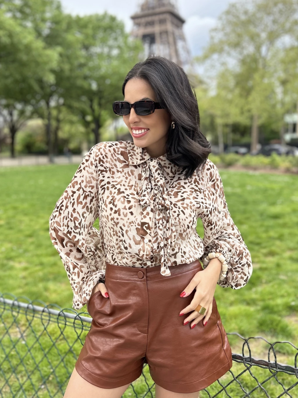 Camisa Animal Print Talita