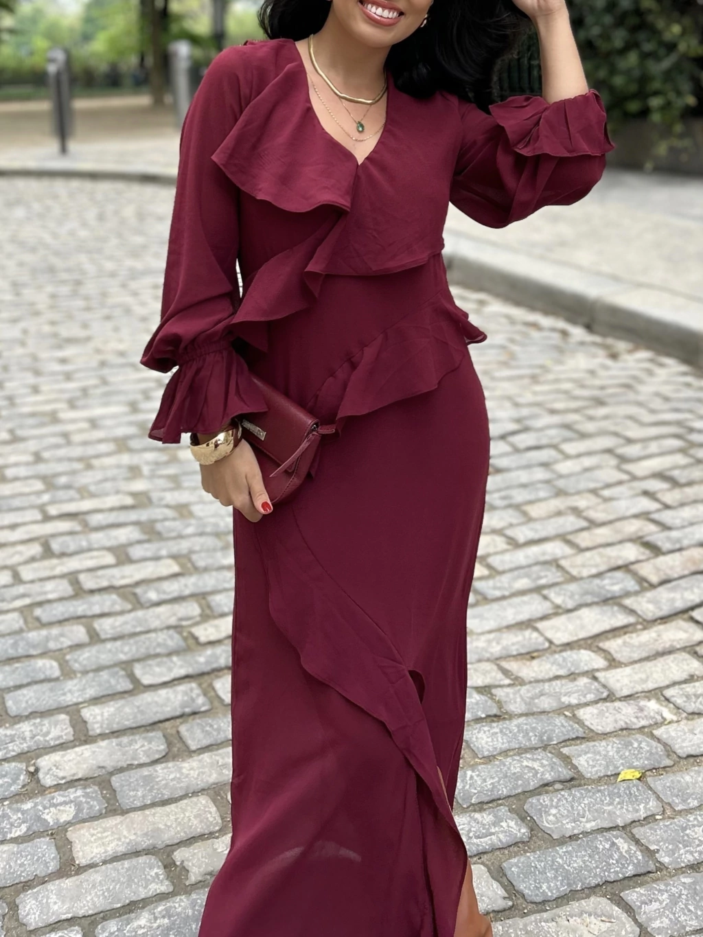 Vestido Babados Janayne
