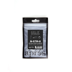 Tips Apres Natural Stiletto Medium x 50 unidades - Perfumeria isabella