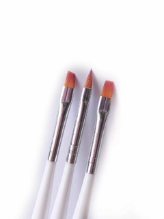 Set x3u. de pinceles para gel y acrílico N° 4-6-8 - comprar online